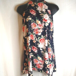 Sleeveless Floral Dress EUC 💗